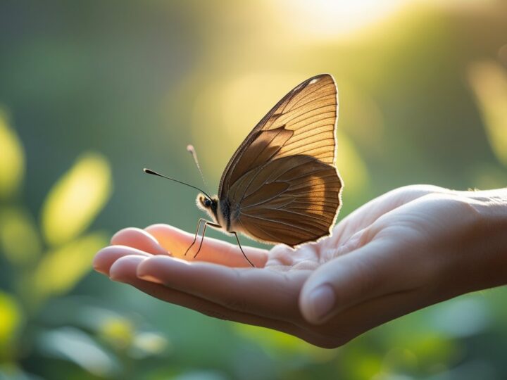 Quando uma Borboleta Marrom Te Visita: Significados Espirituais e Simbólicos