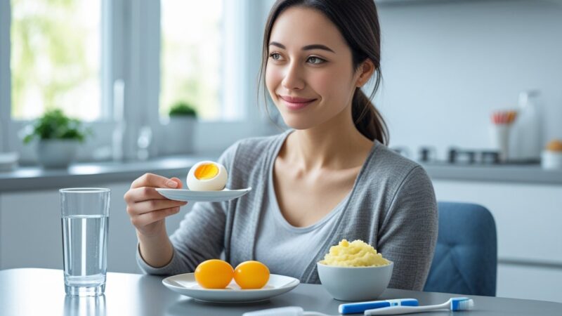 Tirei o siso posso comer ovo? Saiba como se alimentar após a extração
