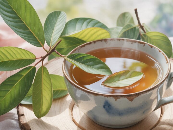 Chá de folha de goiaba para cabelo: benefícios e como usar