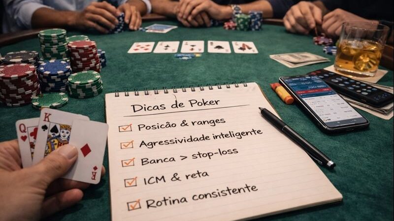 Dicas de Poker: o guia direto para jogar melhor sem complicar