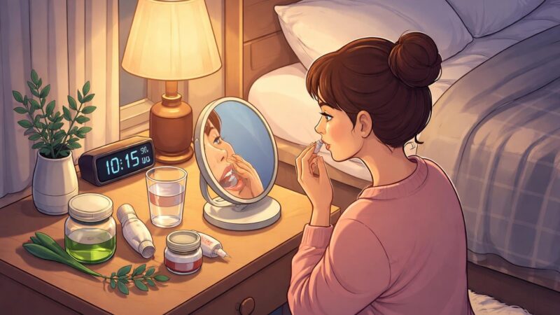 Como secar herpes labial em uma noite: métodos rápidos e eficazes
