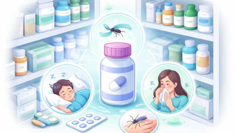 Difenidramina para que serve? Indicações, usos, riscos e cuidados